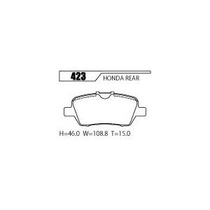 アクレ ブレーキパッド フォーミュラ800C 前後セット エリシオンプレステージ RR5 RR6 H20.12〜H25.10 3.5L EPB付車の画像