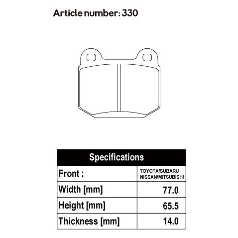 限定商品サイト アクレ ブレーキパッド ダストレスリアル 前後セット レガシィツーリングワゴン BP5 H15.5〜H21.5 ターボ 4WD 2.0L Brembo Fr:4pot Rr:2pot