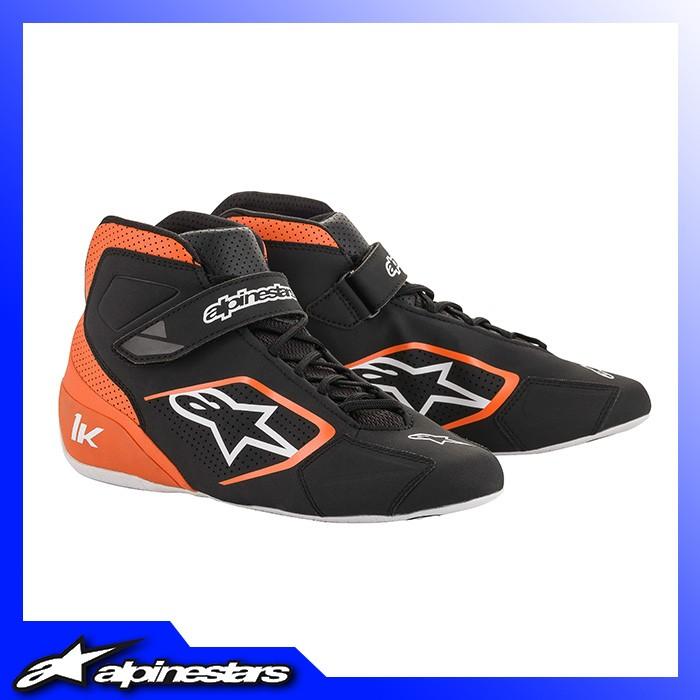 安い購入 アルパインスターズ Tech 1 Kシューズ 134 Black Orange White カートレーシングシューズ 年追加カラー 気質アップ Www Muslimaidusa Org