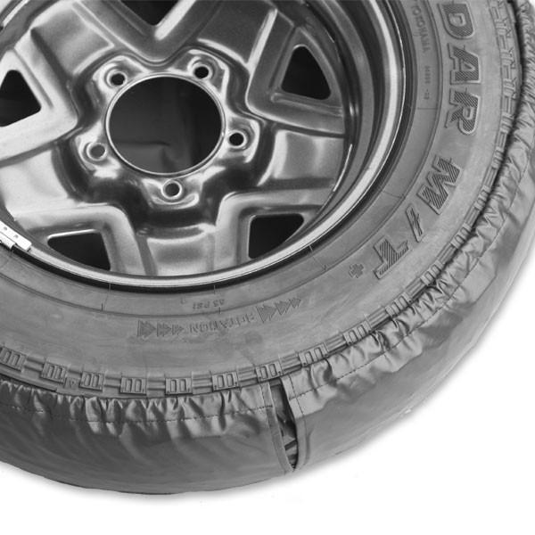 APIO（アピオ） スペアタイヤカバー 黒無地 185/85R16 ブラック