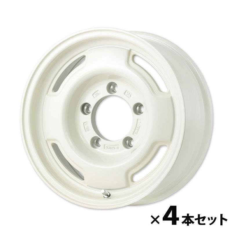 APIO アピオ アルミホイール WILDBOAR SR 15インチ 6Jx15(-5) 139.7 5H 4本セット コットンホワイト ジムニーシエラ JB74 JB43 JB33 JB32 JB31