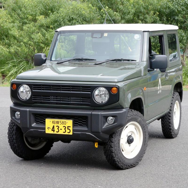 APIO（アピオ） ヴィンテージアイアングリル 半艶黒 ジムニー