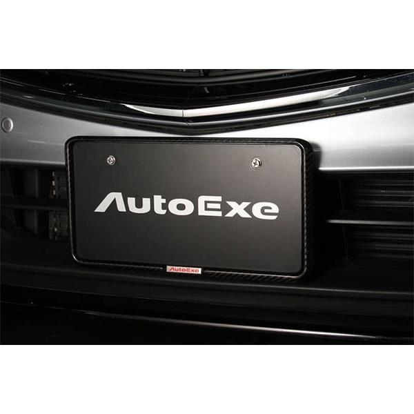 オートエクゼ AutoExe カーボンナンバーフレーム フロント用 マツダ車 