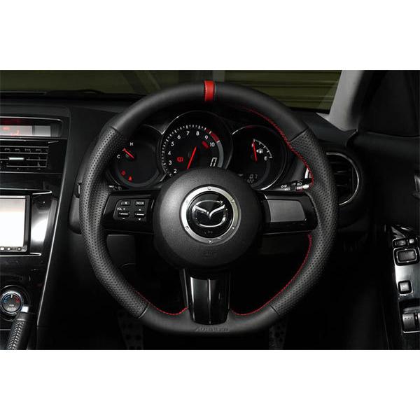 オートエクゼ AutoExe スポーツステアリングホイール レッドステッチ