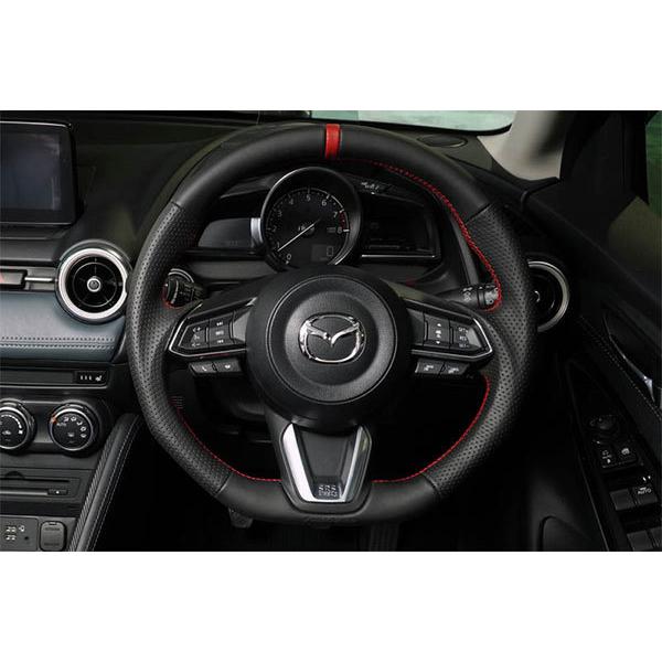オートエクゼ AutoExe スポーツステアリングホイール レッドステッチ