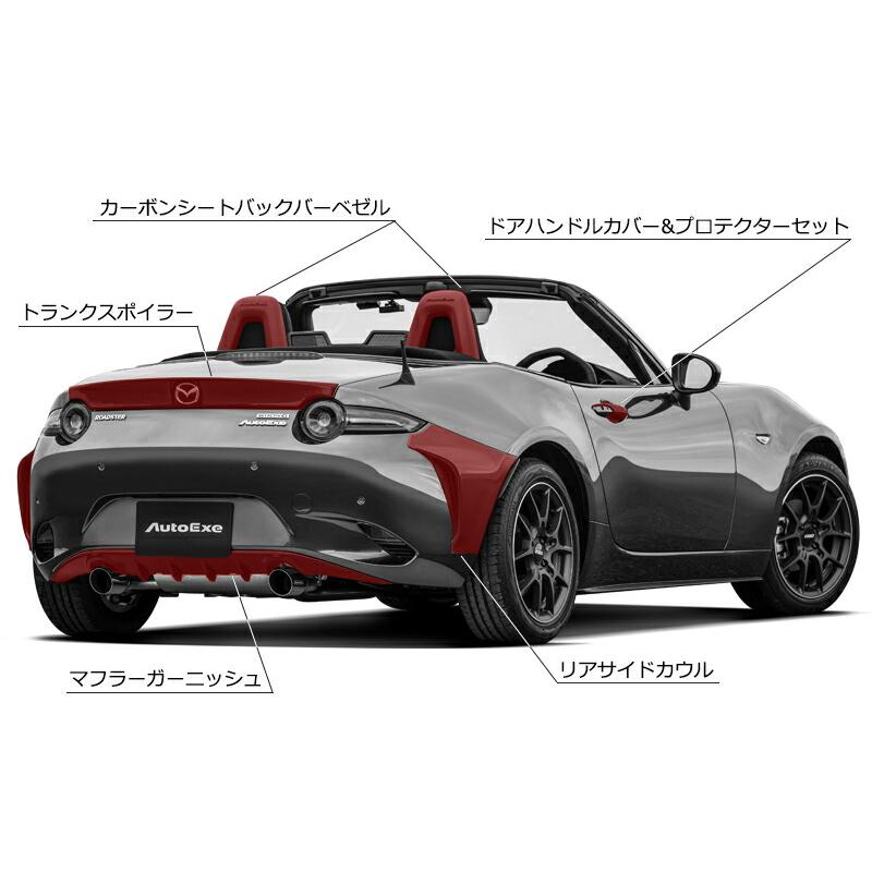 オートエクゼ AutoExe ND-07 リアサイドカウル 未塗装 ロードスターRF