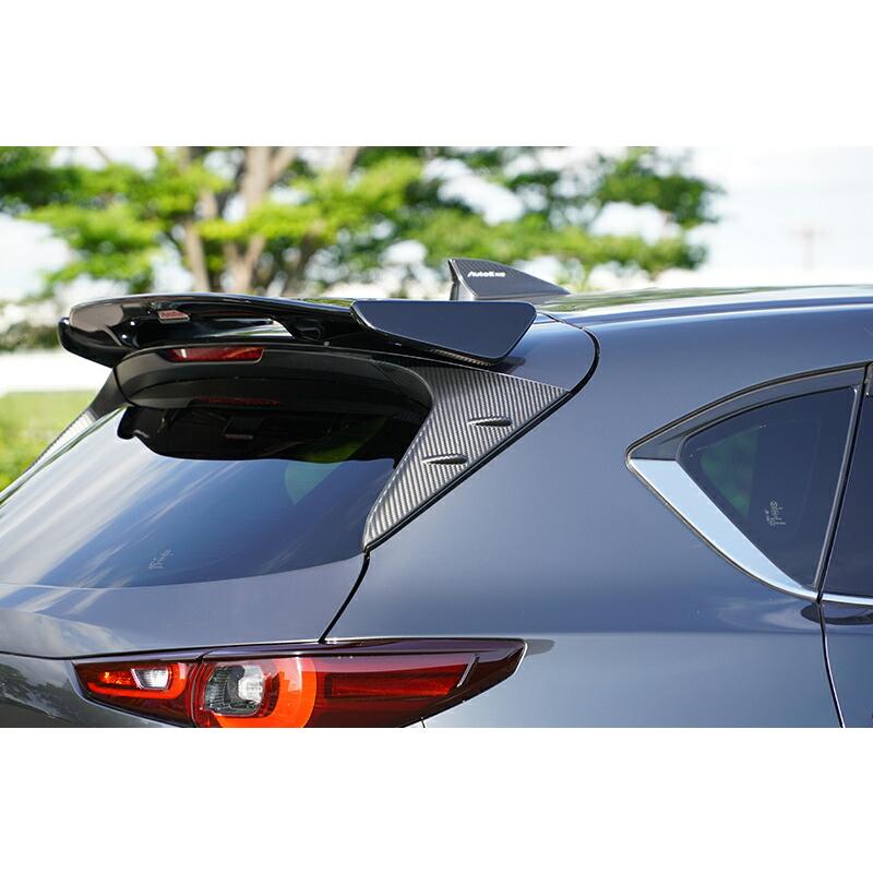 ココロリヤスポイラー　ガーニッシュマットブラック オートエクゼ AutoExe リアサイドスポイラーガーニッシュ CX-60 KH3P