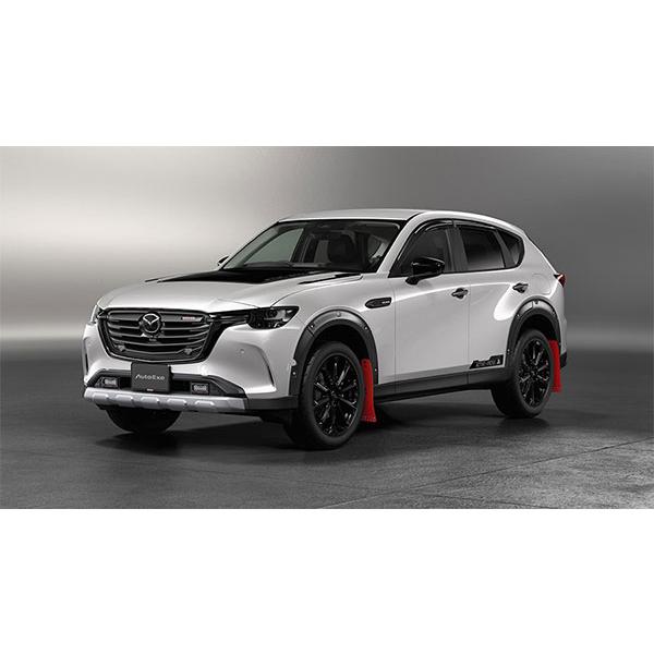 オートエクゼ AutoExe KH-07 AX マッドフラップセット レッド CX-60