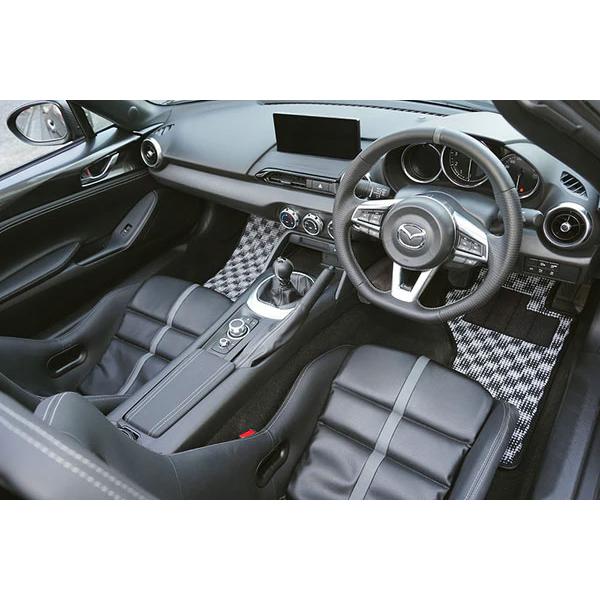 オートエクゼ AutoExe スポーツフロアマット グレー×ブラック 