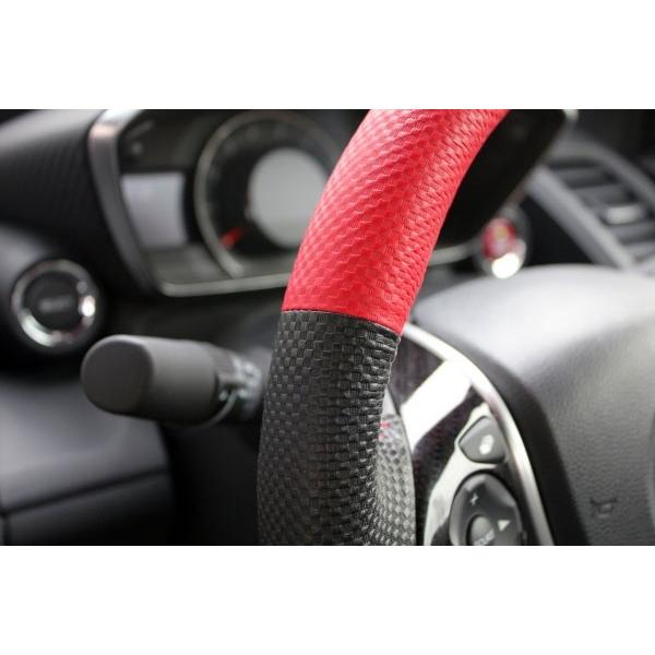 バックヤードスペシャル ステアリングジャケット ブラック/レッド