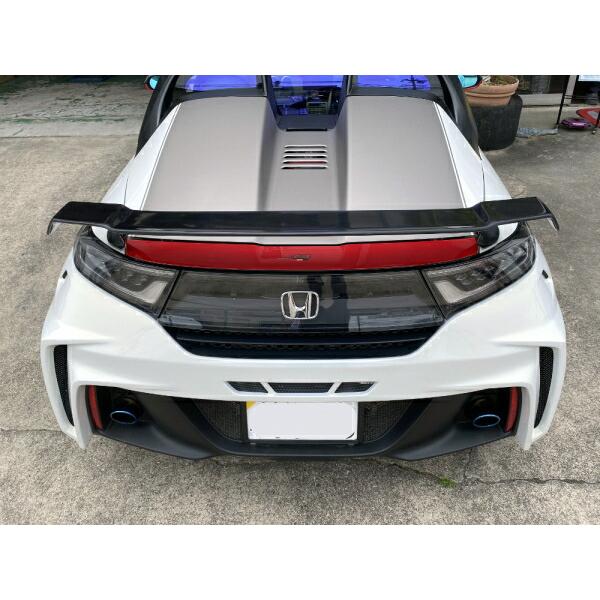 バックヤードスペシャル 無限リアウイング用 リアスポイラー FRP製黒