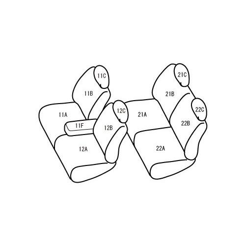 高質で安価 Bellezza ベレッツァ シートカバー ヴィンテージスタイル チェスターフィールド ルークス B44a B45a B47a B48a R2 4 X S他 楽天 Cdvientodelevante Com
