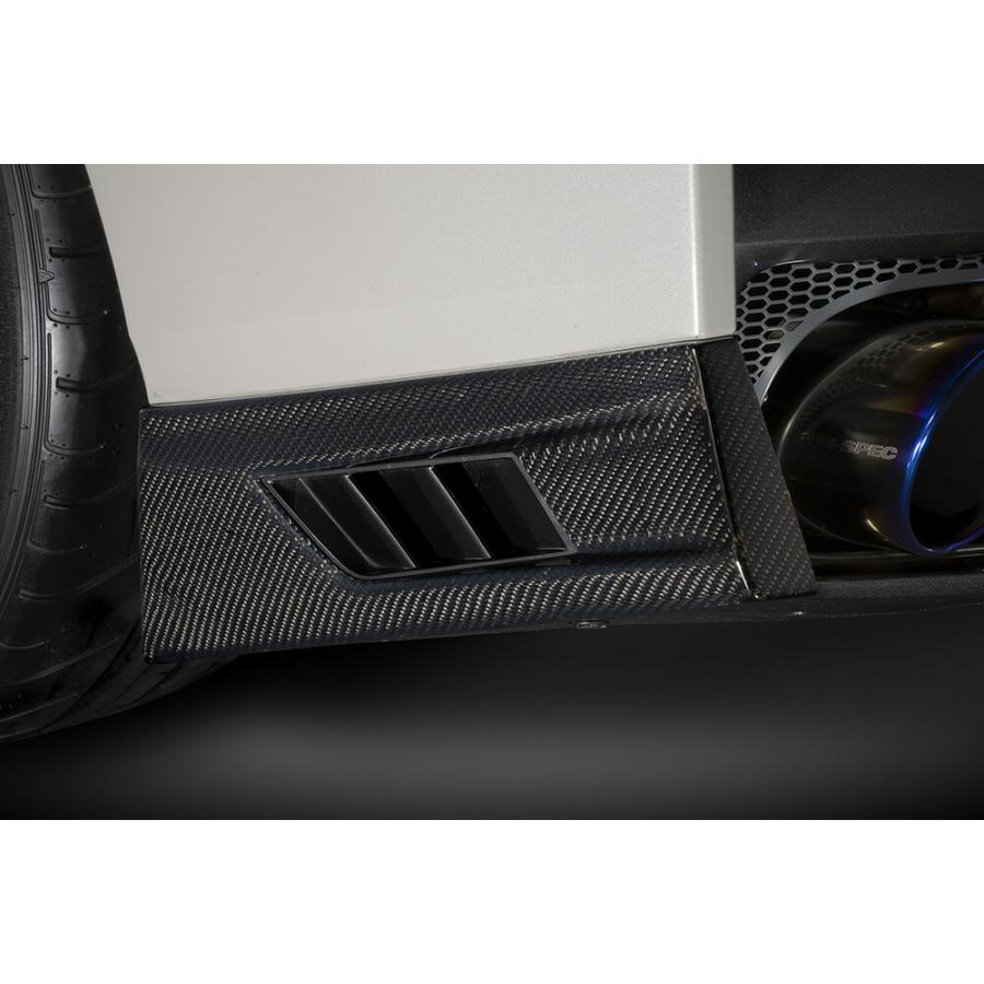 BLITZ ブリッツ エアロスピード カーボンマッドガードカバー 未塗装 GT-R R35 H28.7〜 VR38DETT