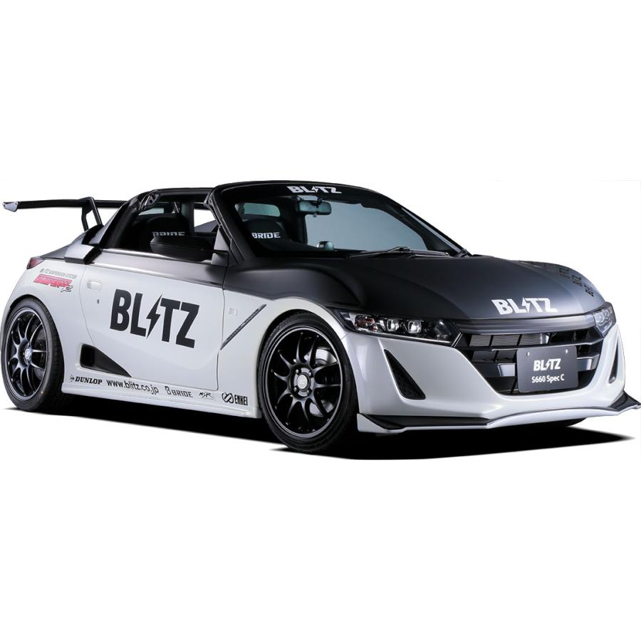 BLITZ ブリッツ エアロスピード フロントリップスポイラー FRP 未塗装