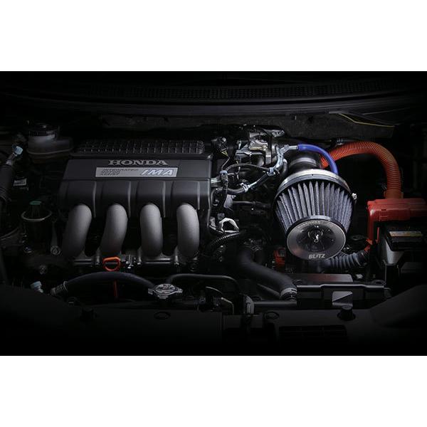 BLITZ ブリッツ サスパワー コアタイプLM ブルー エアクリーナー CR-Z 