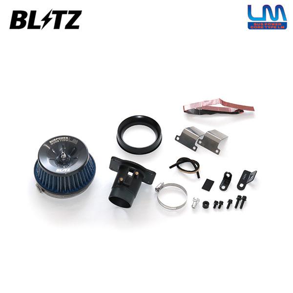 BLITZ ブリッツ サスパワー コアタイプLM ブルー エアクリーナー N-VAN 