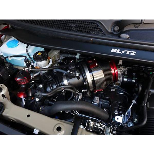 ターボエンジン本体 スポーツエアクリーナー付き BLITZ（ブリッツ） カーボンパワーエアクリーナー N-BOXジョイ JF5 JF6