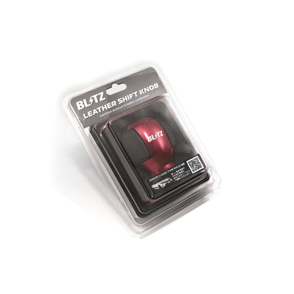 BLITZ（ブリッツ） レザーシフトノブ レッド N-ONE JG3 R2.11〜 S07B