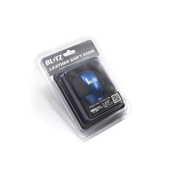 BLITZ（ブリッツ） レザーシフトノブ ブルー N-ONE JG3 R2.11〜 S07B