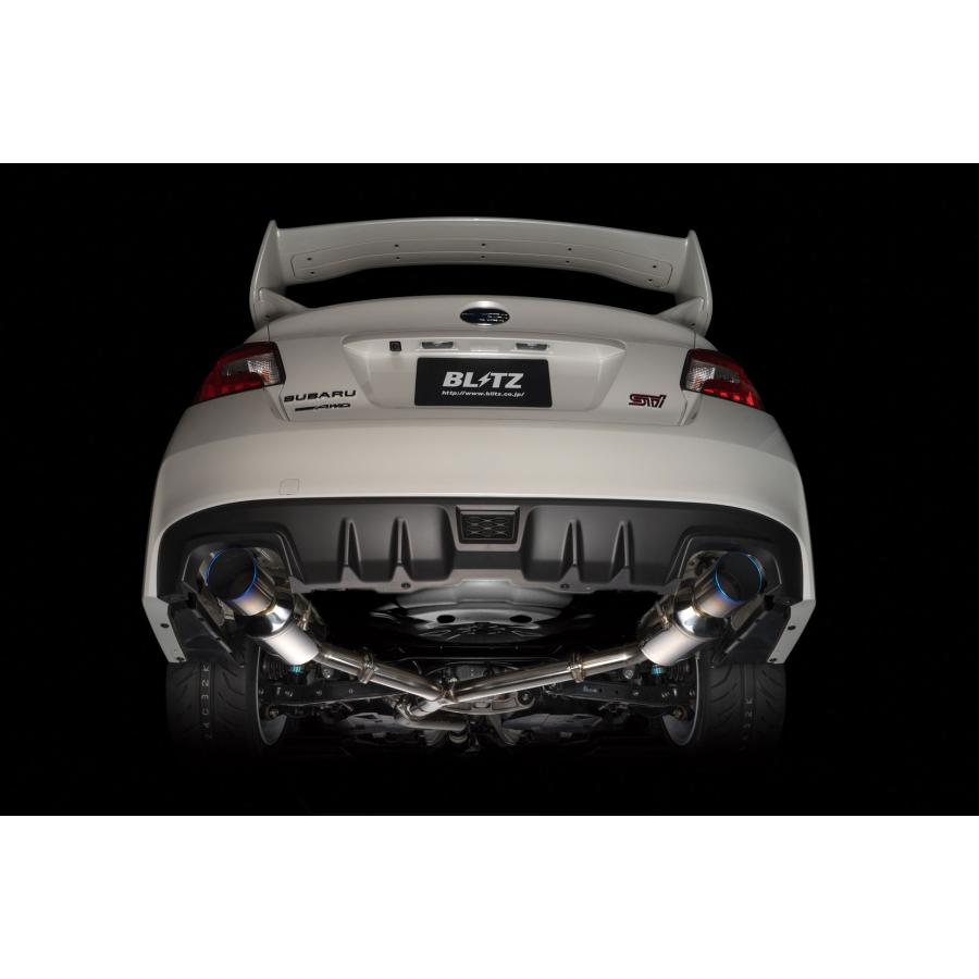 BLITZ（ブリッツ） マフラー ニュルスペック F-Ti WRX STI CBA-VAB H26