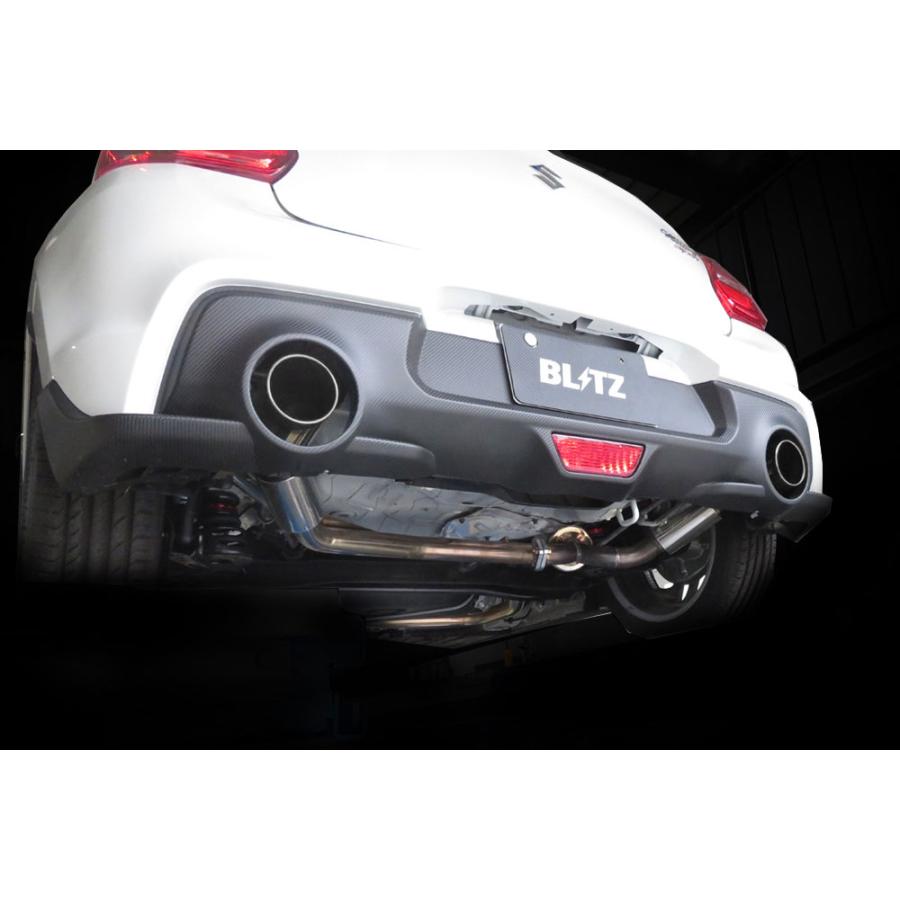 スイフトスポーツ　ZC32S BLITZ ニュルスペック　スポーツマフラー BLITZ（ブリッツ） マフラー ニュルスペック VS スタイルD スイフト