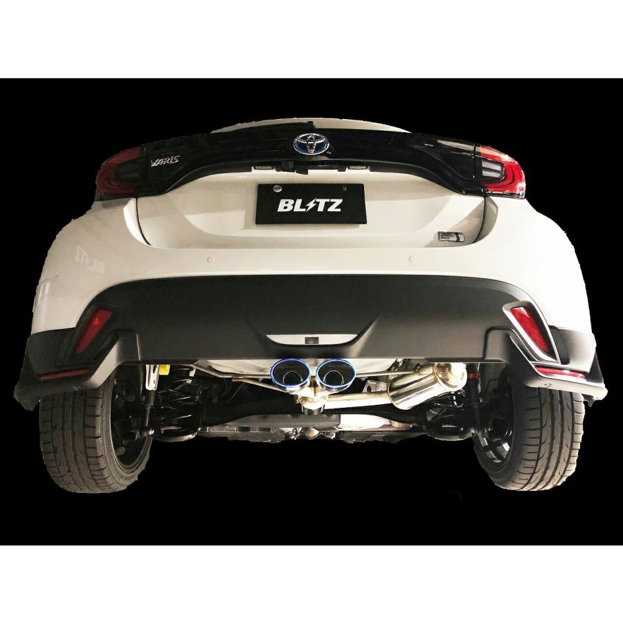BLITZ ブリッツ マフラー ニュルスペック カスタムエディションVSR ヤリス 6AA-MXPH10 R2.2〜 M15A-FXE FF ハイブリッド 63567Vの画像