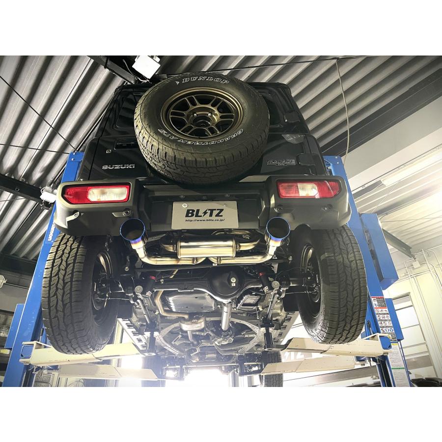 BLITZ（ブリッツ） マフラー ニュルスペック カスタムエディションVSR ジムニーノマド 3BA-JC74W R7.4〜 K15B 4WD ...
