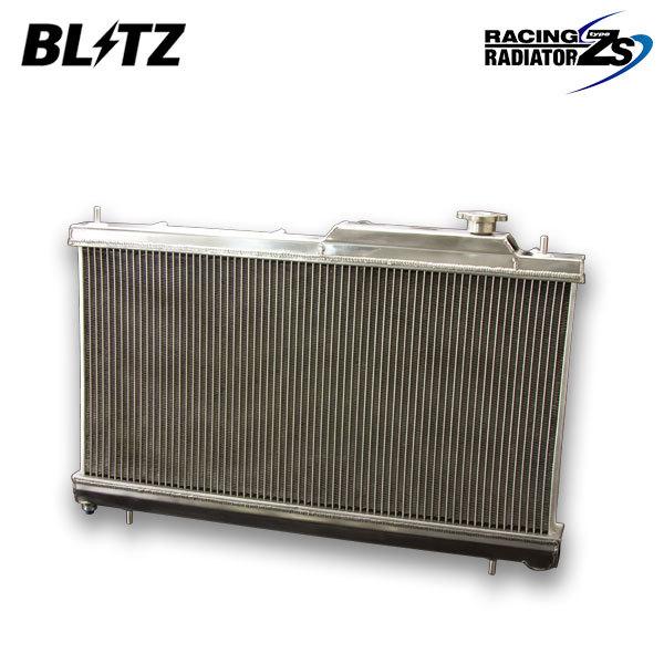 BLITZ ブリッツ レーシングラジエター タイプZS ランサーエボリューション5 CP9A H10.1〜H11.1 4G63 4WD MT 18854