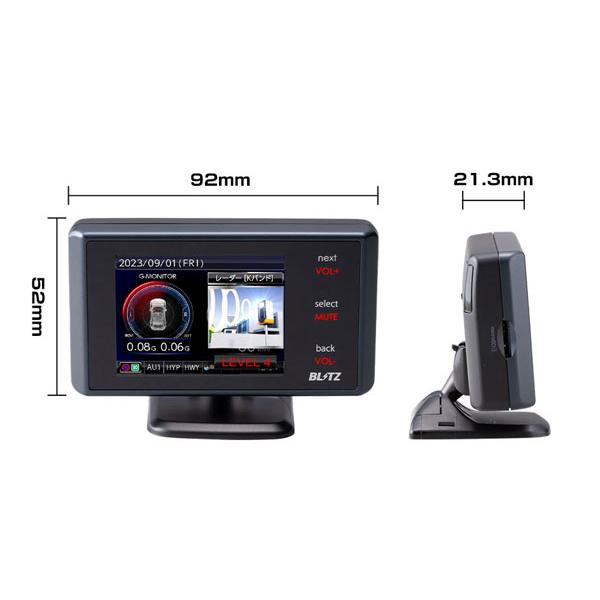 美品☆BLITZ TL243R TouchーLASER レーザー＆レーダー探知機