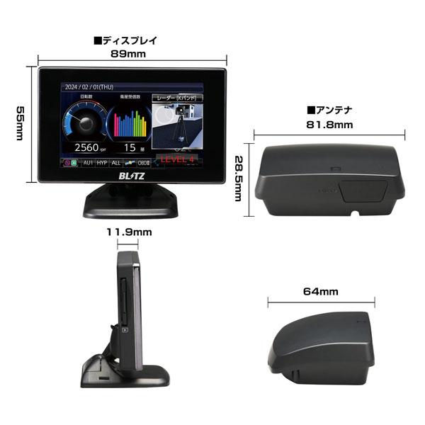 BLITZ レーダー探知機 TL313R BLITZ（ブリッツ） Touch-LASER レーザー＆レーダー探知機 OBDセット