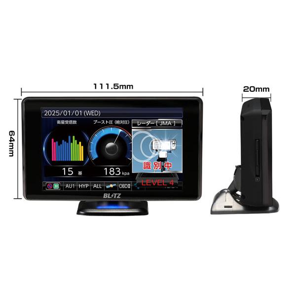 BLITZ（ブリッツ） Touch-LASER レーダー探知機 OBDセット TL405R+OBD2