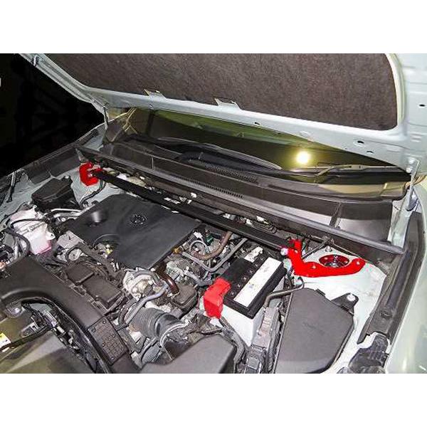 BLITZ（ブリッツ） ストラットタワーバー レッド フロント用 RAV4