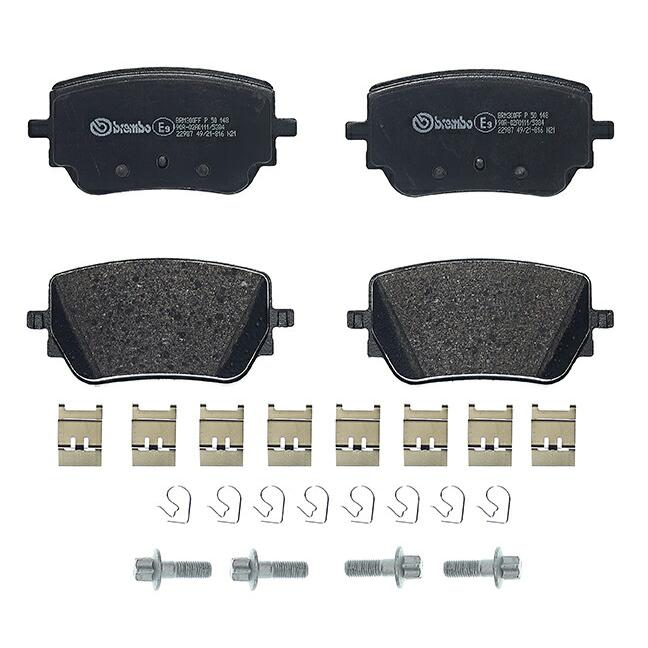 brembo（ブレンボ） ブラックブレーキパッド 1台分セット メルセデス