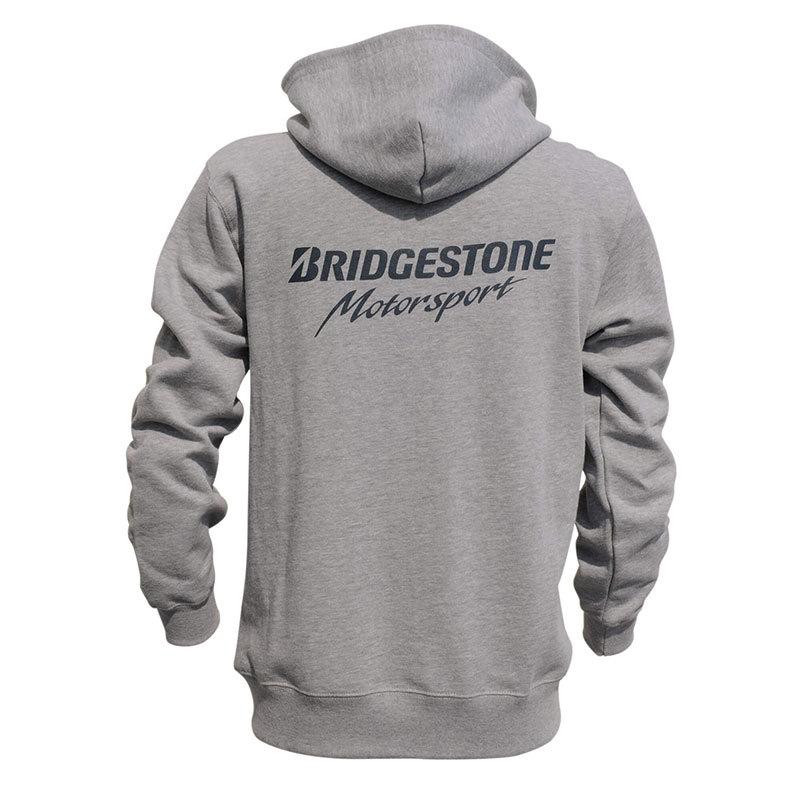 BRIDGESTONE ブリヂストン POTENZA LIGHT ZIP PARKA 杢グレー Fサイズ｜auto-craft｜02