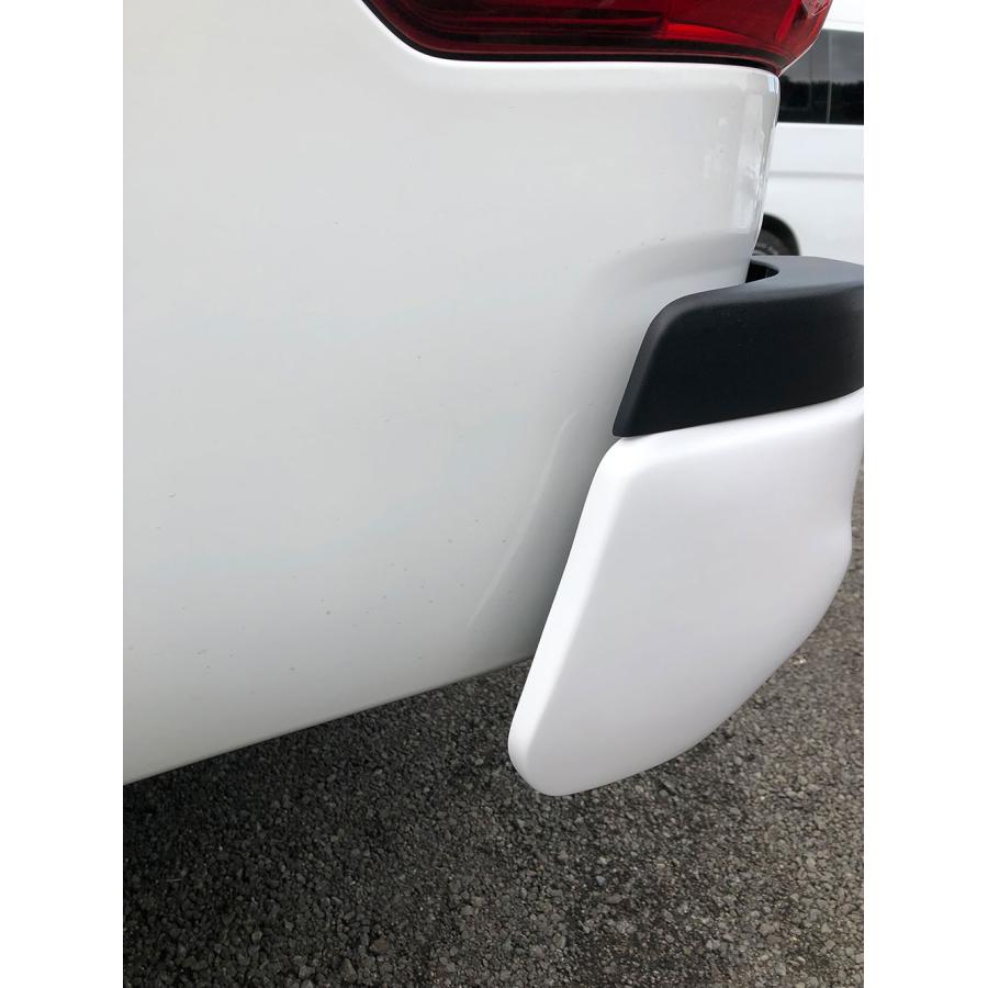 ハイラックス HILUX バックソナー リアバンパーカバー マットブラック ハイラックス GUN125 リヤバンパーカバー 未塗装 バックソナー