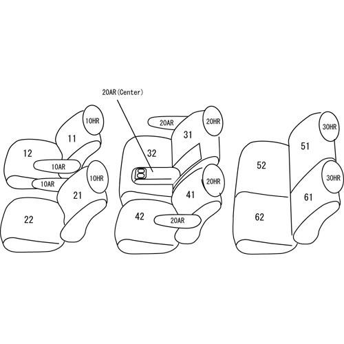 保証付き Clazzio クラッツィオ ジャッカ シートカバー エスティマ GSR50W GSR55W ACR50W ACR55W H18/1〜H20/12 8人乗 X/アエラス/アエラス-Sパッケージ