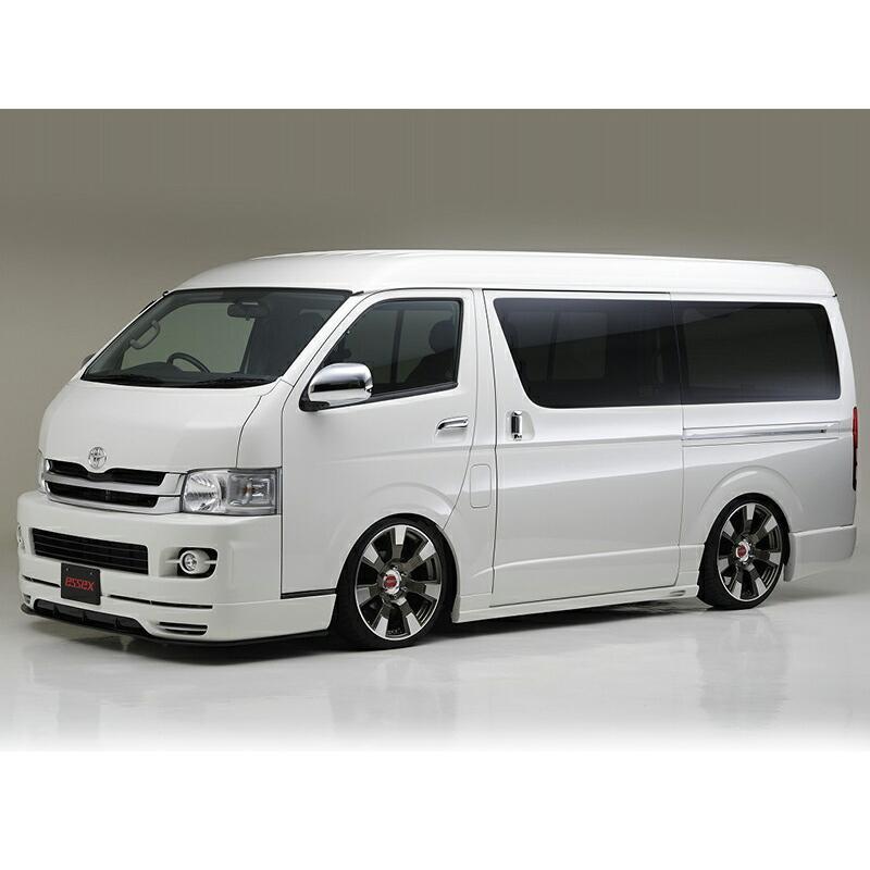 200系ハイエース 1型 2型 ワイド CRS essex フロントスポイラー ESSEX（エセックス） CRS ESSEX ワイド1~2型用 フロントリップ