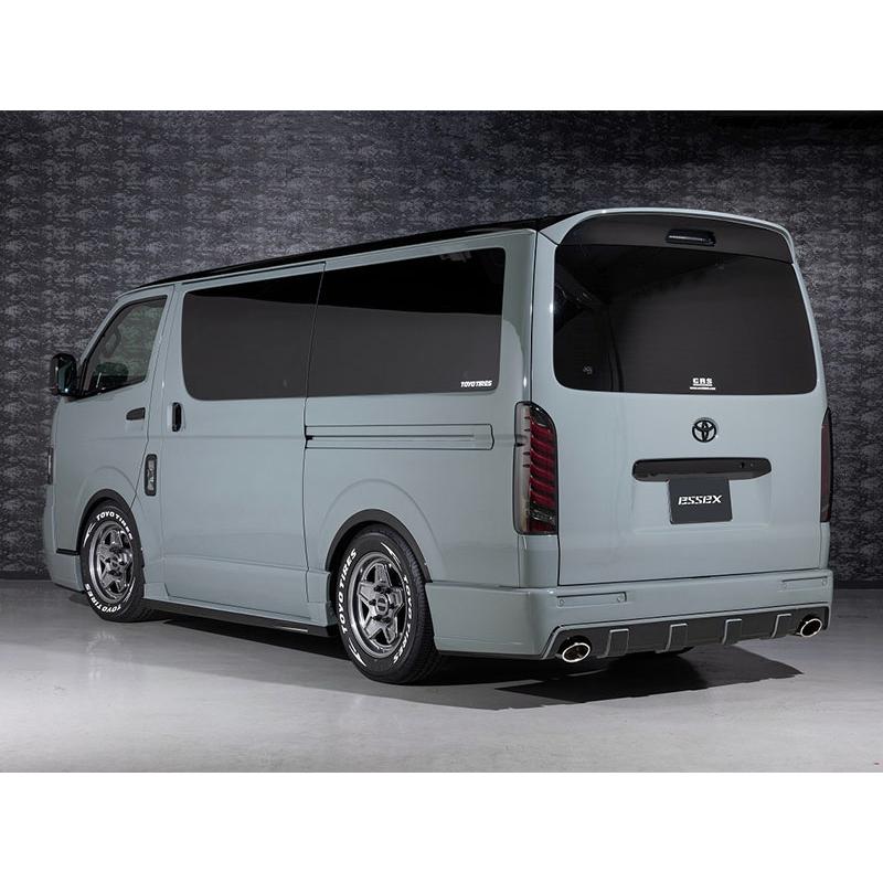 ハイエース ステップレスバンパー LEGARE ナロー用 リアバンパー タイプステップ/タイプステップ