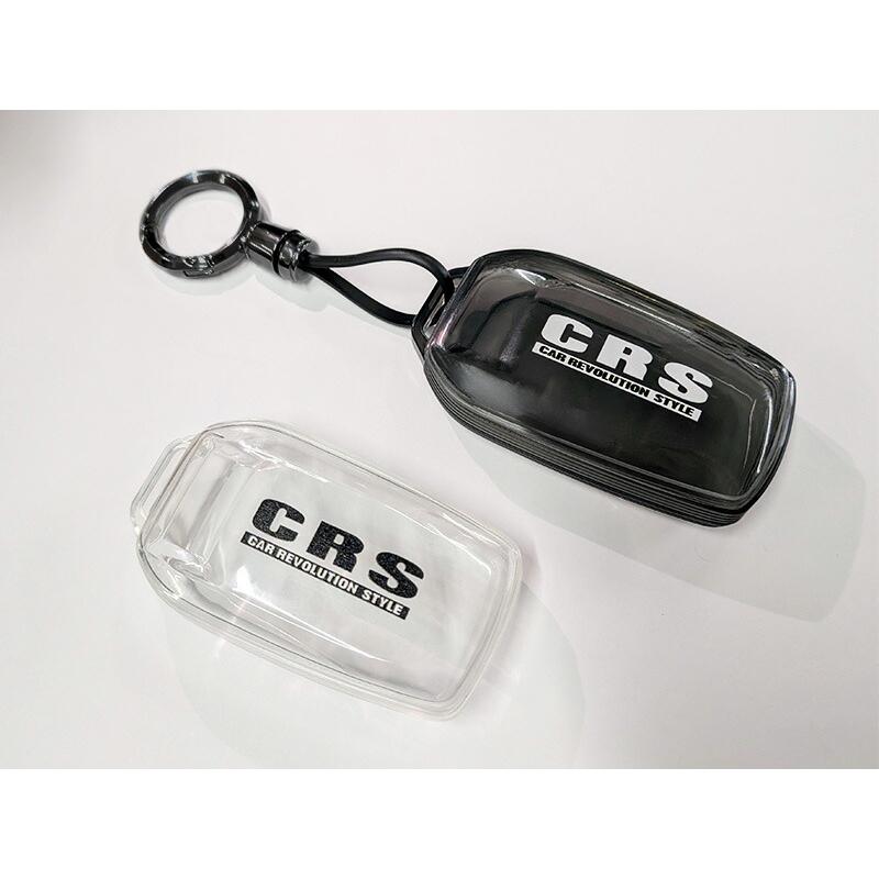 CRS C型専用 クリアケース スマートキーケース CRSロゴ入り キーリング