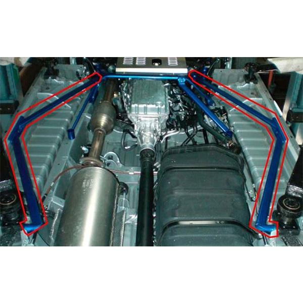 クスコ（CUSCO） パワーブレース フロアーサイド ハイエース TRH200V