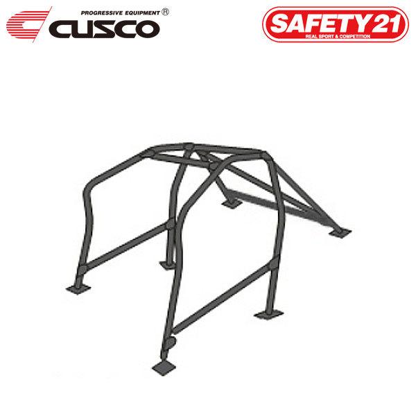CUSCO クスコ ロールケージ SAFETY21 ワークスタイプ 10点式 定員2名 貫通 インプレッサWRX GVB 2010年07月〜2014年04月 EJ20 2.0T 4WD サンルーフ無