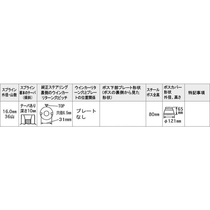 Daikei 大恵 ステアリングボス アテンザスポーツワゴン GY3W GYEW H14.5〜H20.1 エアバッグ付車｜auto-craft｜03
