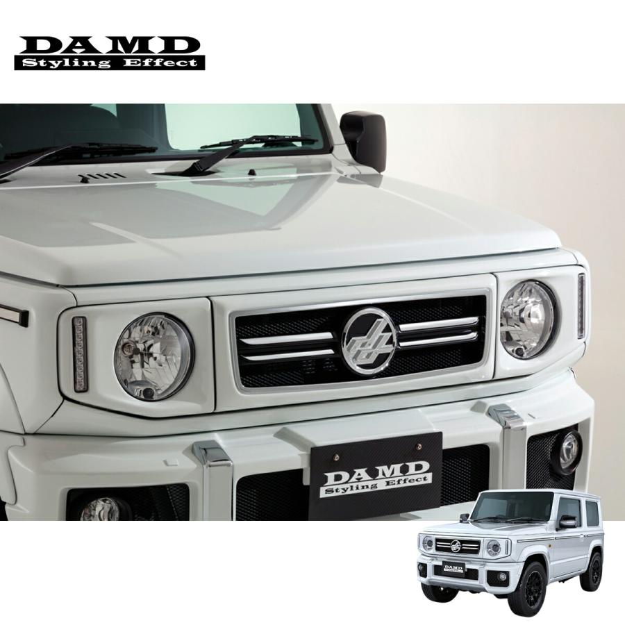 DAMD ダムド little G. STANDARD フロントグリル 未塗装 ジムニー