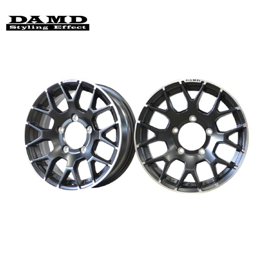 DAMD ダムド little G. ホイール ( 16×5.5J +20 ) 4本セット ブラック
