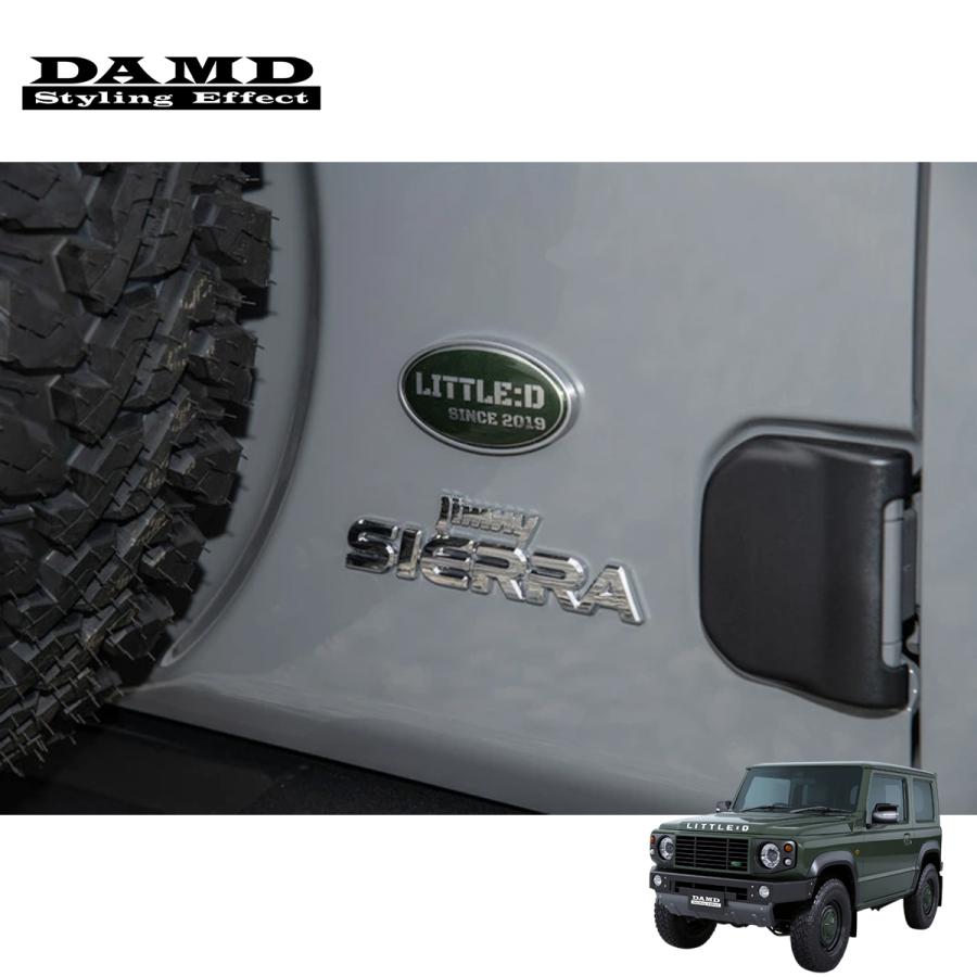 DAMD ダムド little D. オーバルエンブレム リア用 ジムニー JB64W 1-4