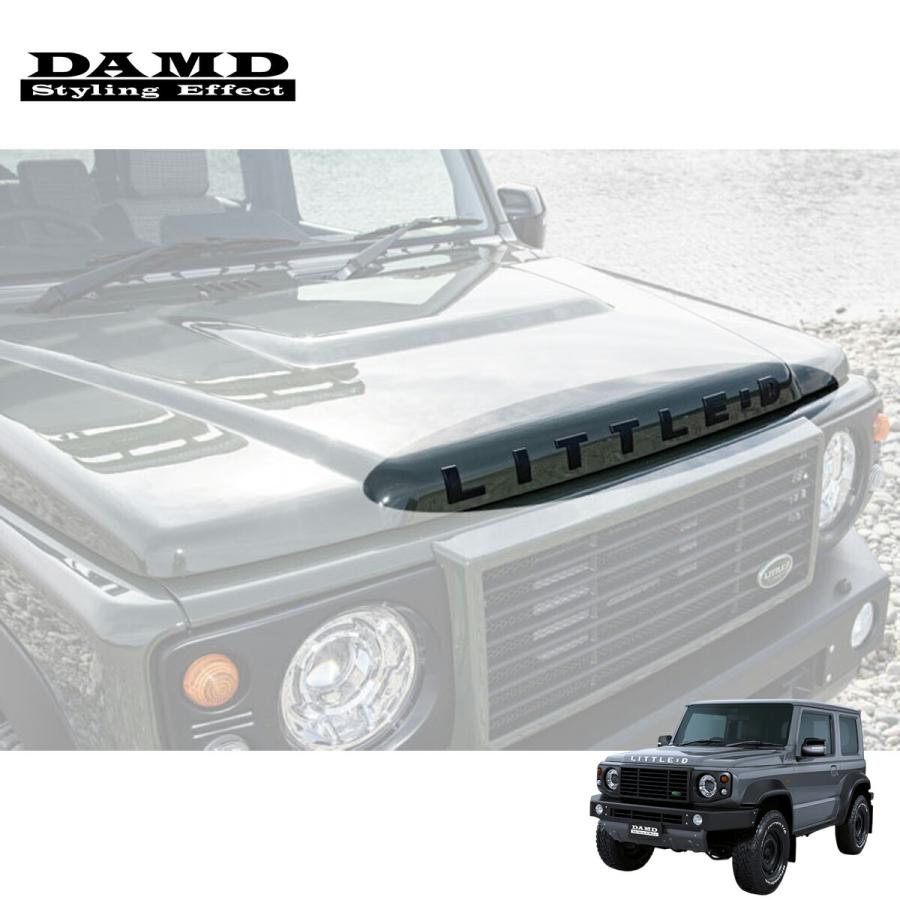 DAMD ダムド SIERRA little D. レターエンブレム マットブラック 