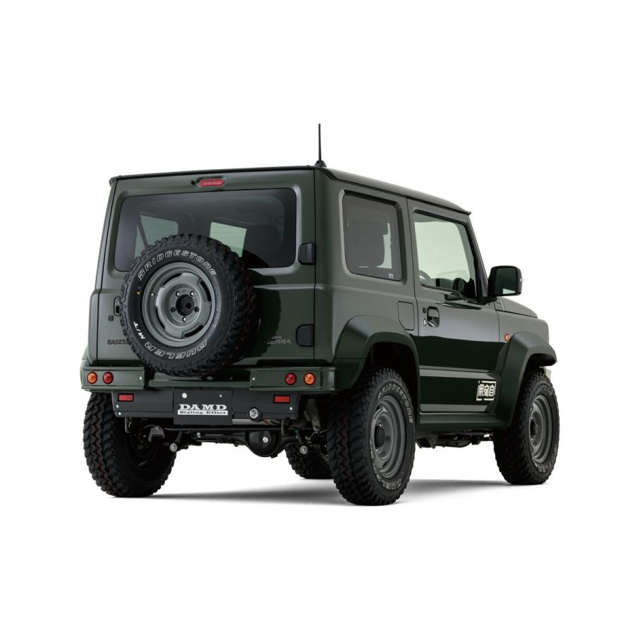 DAMD デルタウイング　新品　JB74 64 ジムニー DAMD(ダムド) little△ リトルデルタ リアウィング 未塗装