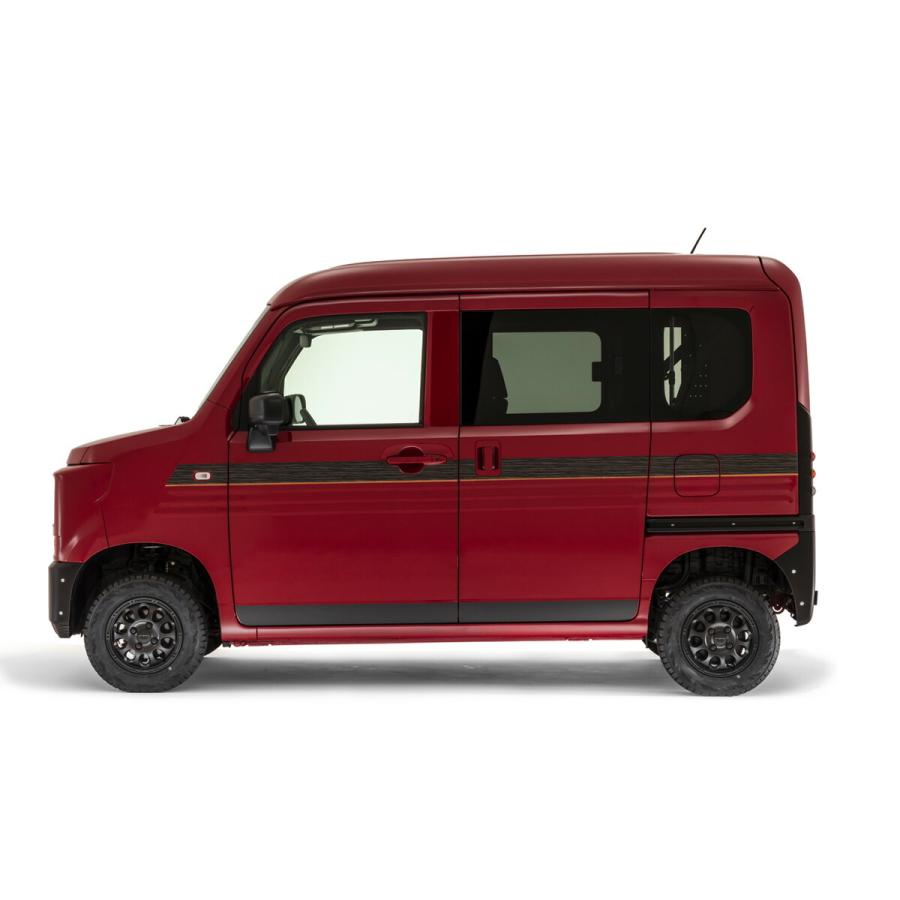 DAMD ダムド 【DENALI】 サイドロアステッカー マットブラック N-VAN HBD-JJ1/JJ2 個人宅不可 離島は要確認｜auto-craft｜02