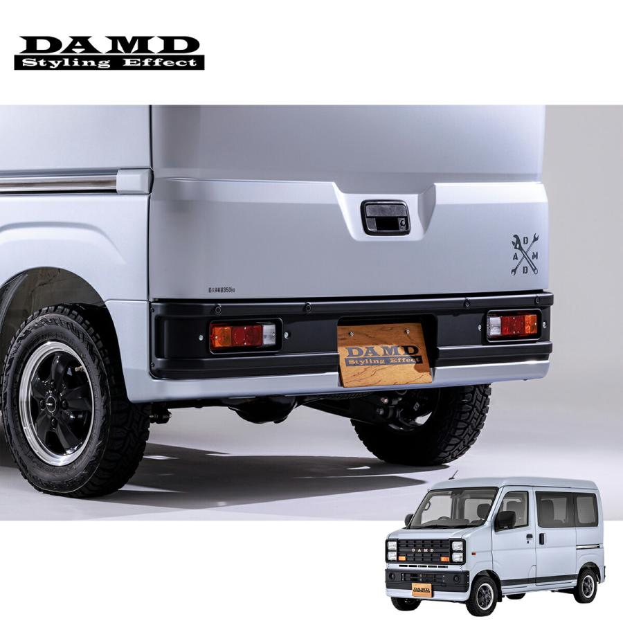 DAMD ダムド FUZZ リアバンパー 未塗装 ハイゼット S700V S710V