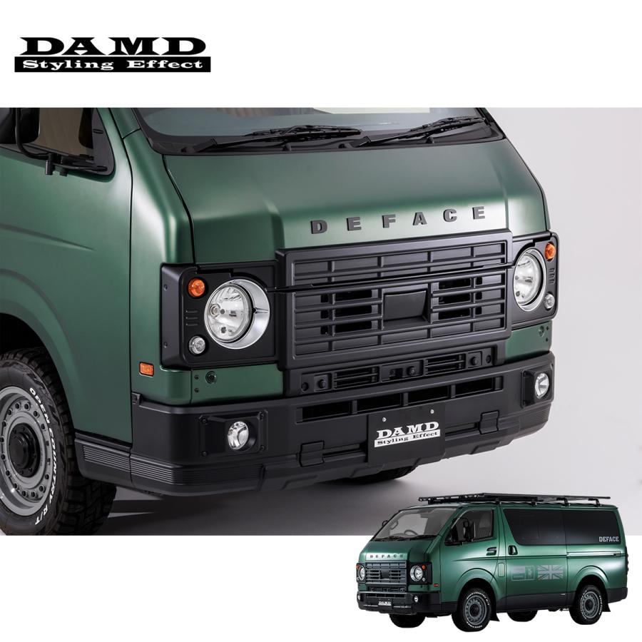 ハイエース 200系 フェイスチェンジキッド　ステー付き DAMD DEFACE フェイスチェンジキット ＜対応年式：2022年4月〜＞ 未